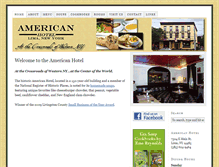 Tablet Screenshot of americanhoteloflima.com